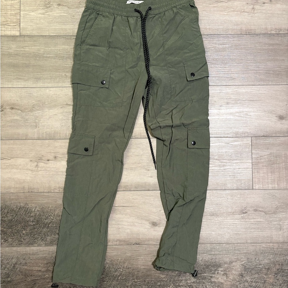 Olive Cargo Pants for Men